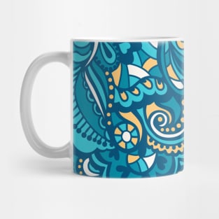 Seamless Flower Pattern Design Mug